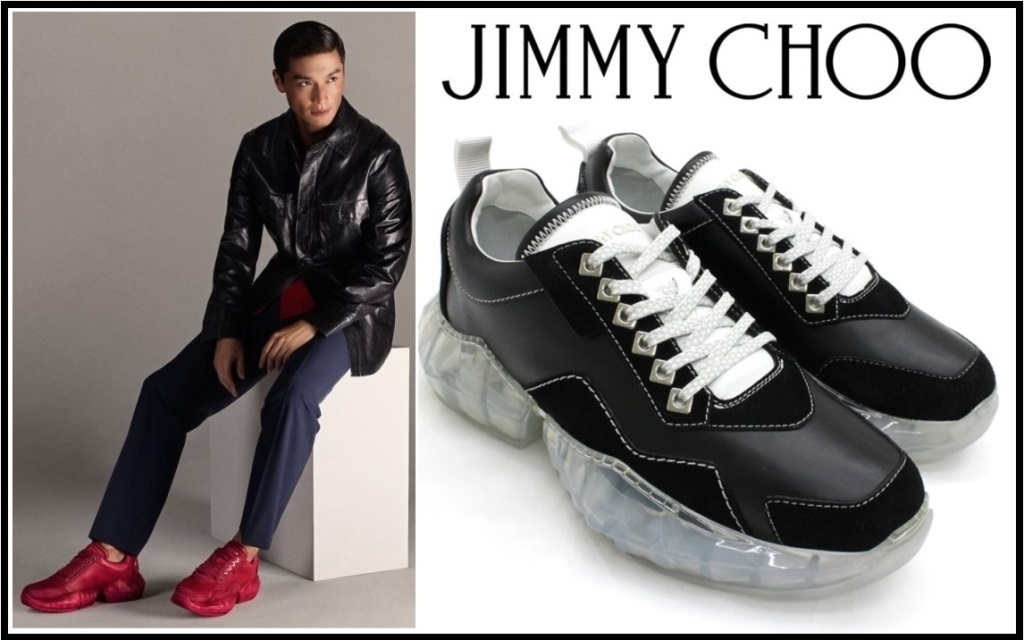 15万新品◆41=26㎝◆JIMMY CHOOジミーチュウ◆DIAMONDスニーカー黒 | ジミー 15万新品◇41=26㎝◇JIMMY Black II&frasl;M エクストレーム
