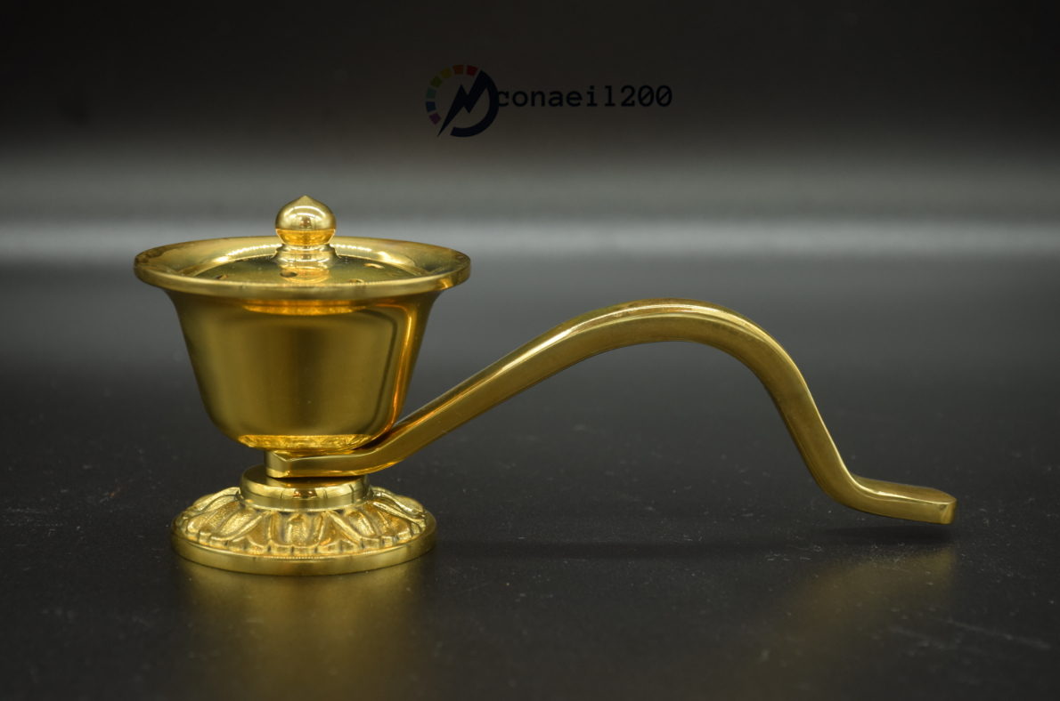 値頃 密教法具 寺院用仏具 柄香炉 真鍮製 金属工芸 Www Smithsfalls Ca