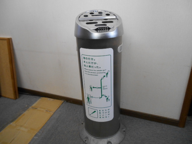 非売品 JT 日本たばこ 業務用 灰皿 フタ付き 喫煙所 標準スタンド 煙草 