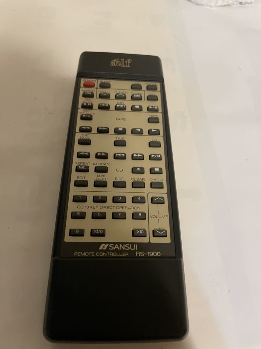 美品、SANSUI 山水電気 オーディオリモコン RS-1900(リモコン)｜売買