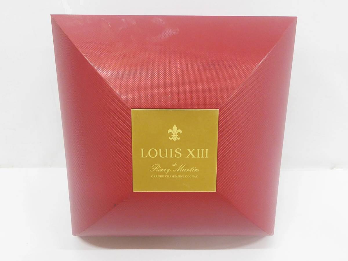 最安値】レミーマルタンLOUIS XIII 空瓶、替え栓、冊子、専用箱です ルイ13