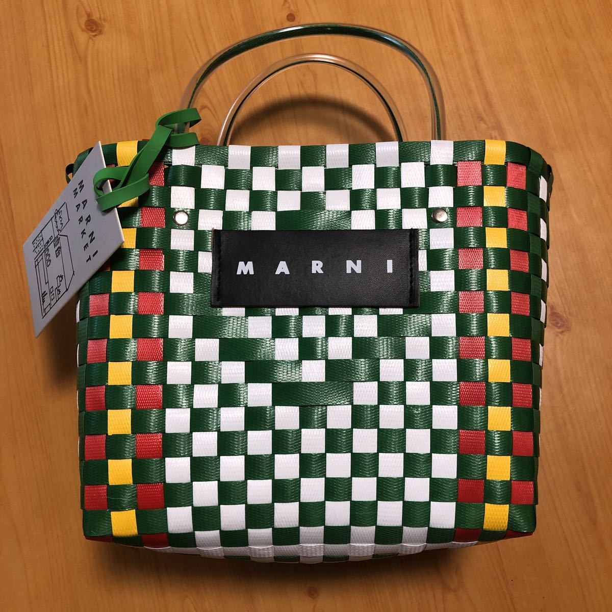 MARNI マルニフラワーカフェ カゴバッグ