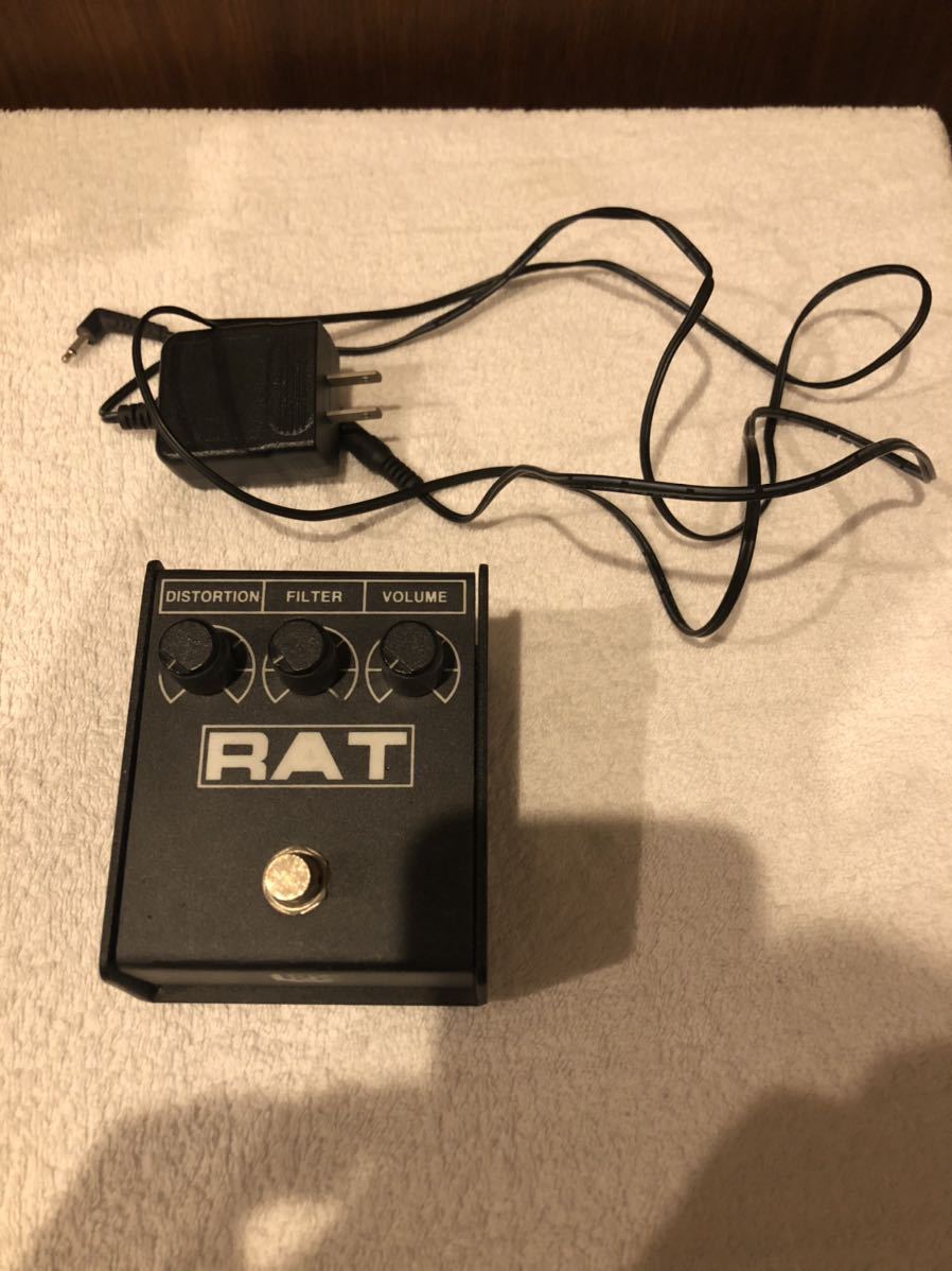 Proco RAT2 変換アダプター付 Proco RAT エフェクター 【ACアダプター + 変換アダプター付き