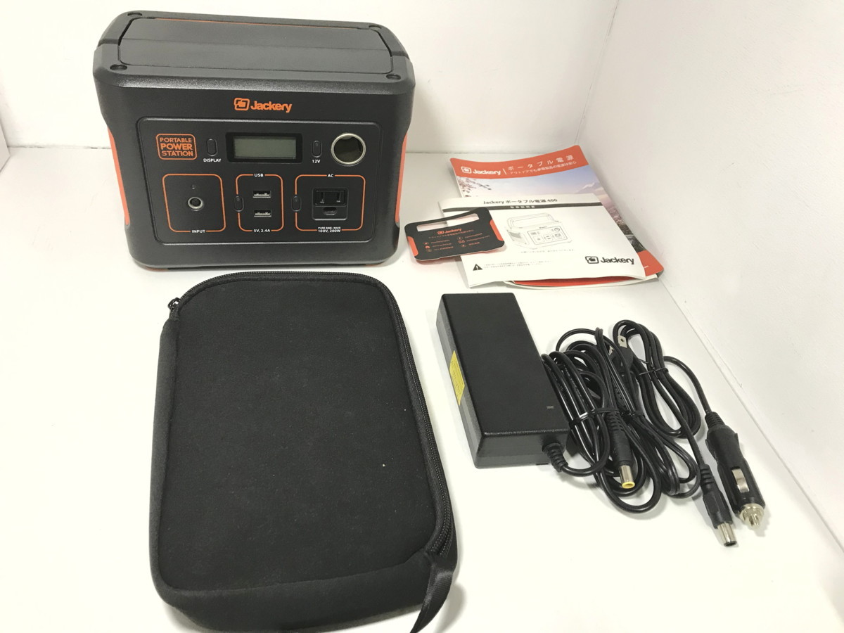 【中古美品】 Jackery ポータブル電源 400 112200mAh/400Wh 【102-210413-YS-9-FUZ】