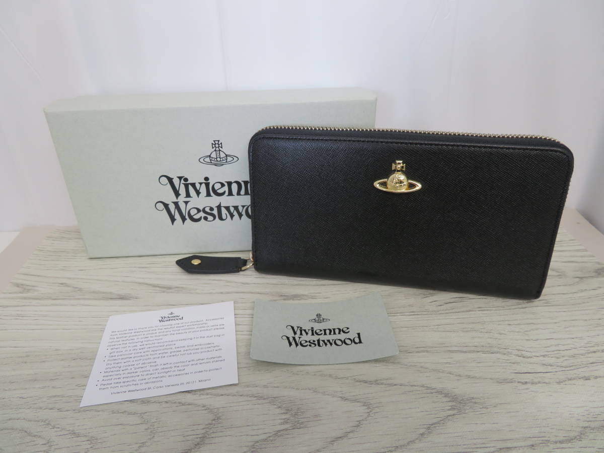 お3-64 Vivienne Westwood(ヴィヴィアン ウエストウッド) 長財布 