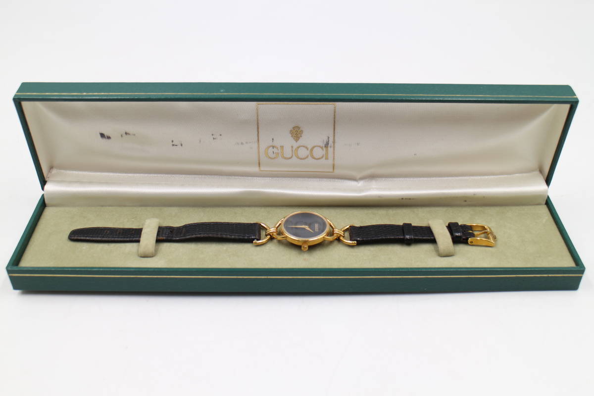 電池交換済み 【GUCCI グッチ】6000.2.L クォーツ/QZ レディース