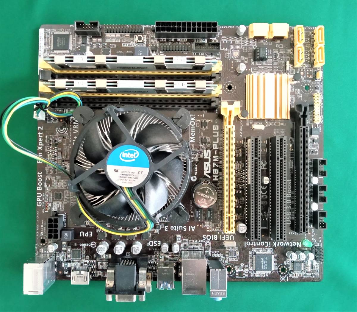 ASUS LGA H87M-PLUS⁄CSM Intel DDR3 Motherboard - com: 0 Micro ATX 1