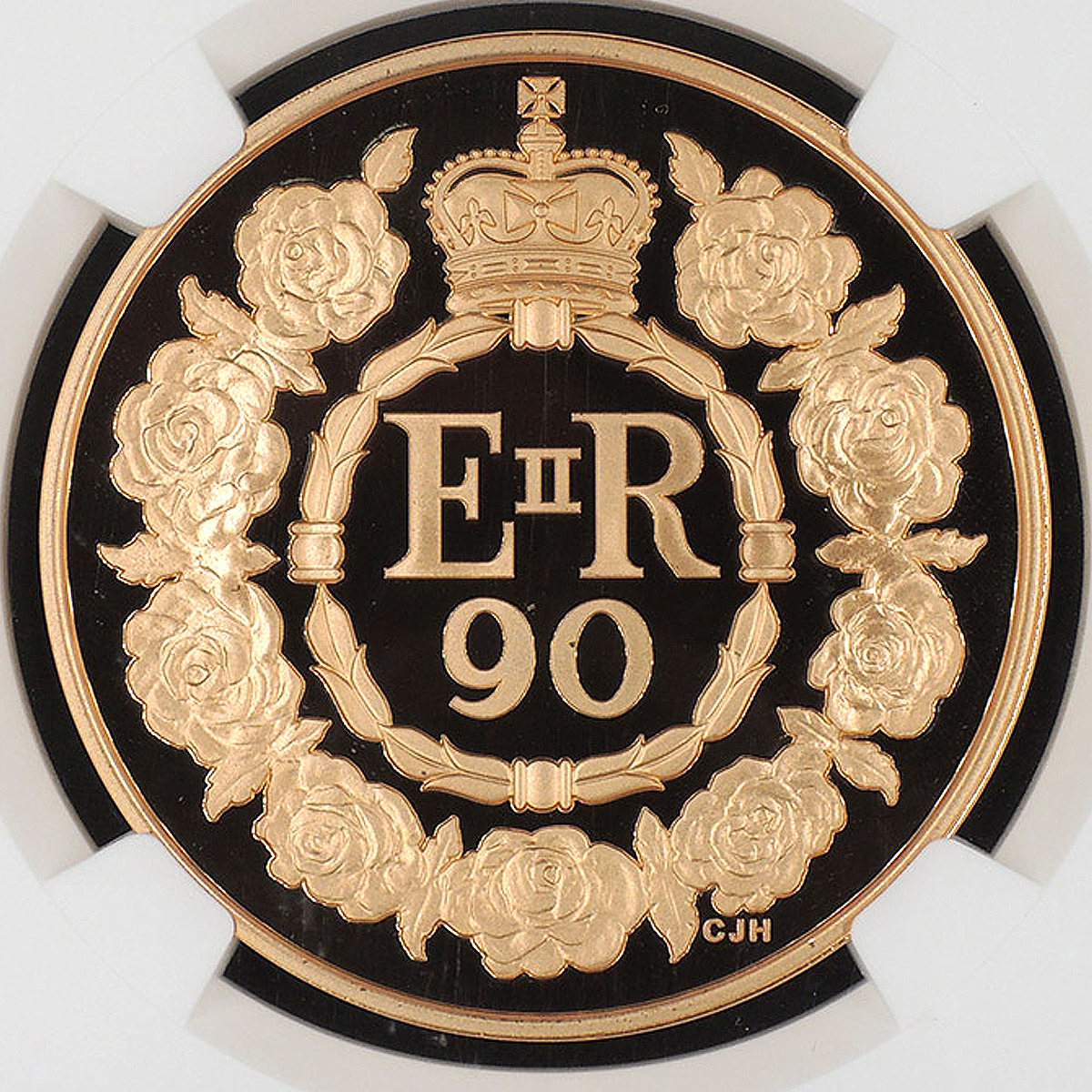 イギリス NGC 0 PF69UC 銀貨 h £5 エリザベス女王生誕90周年 5ポンド