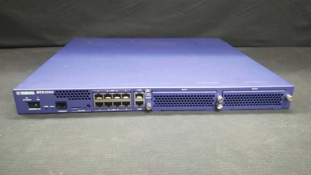 超激得，最新作 YAMAHA ヤマハ RTX3500 ギガアクセス VPN ルーター/動作品