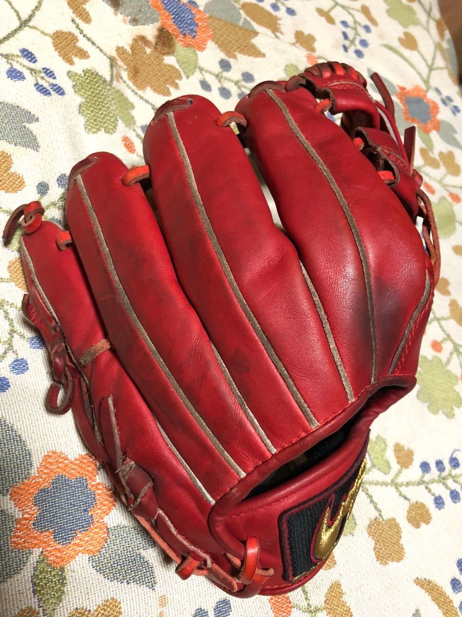 Zeems ジームス 少年軟式用 グラブ グローブ 赤 RED 日本製 MADE IN