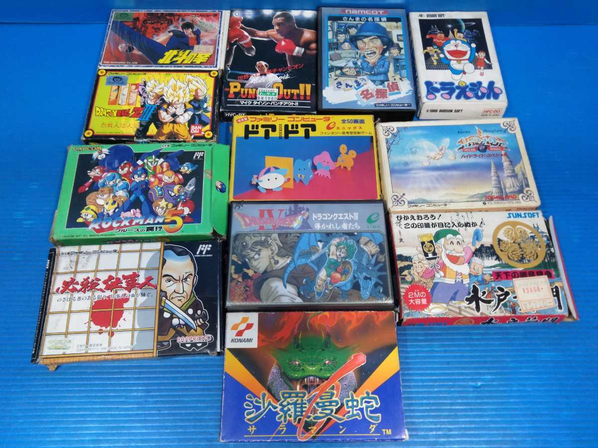 ファミコン ソフト カセットまとめて大量 ドラゴンボールZ ドラえもん