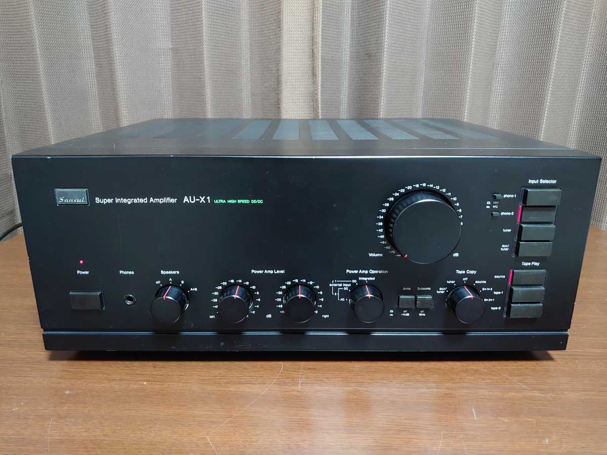 サンスイ SANSUI プリメインアンプ AU-X1 難ありの動作品です！ 【公式 