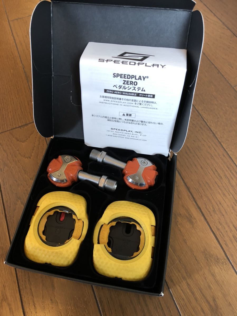 スピードプレイ ZERO STAINLESS ビンディングペダル オレンジ 新品未