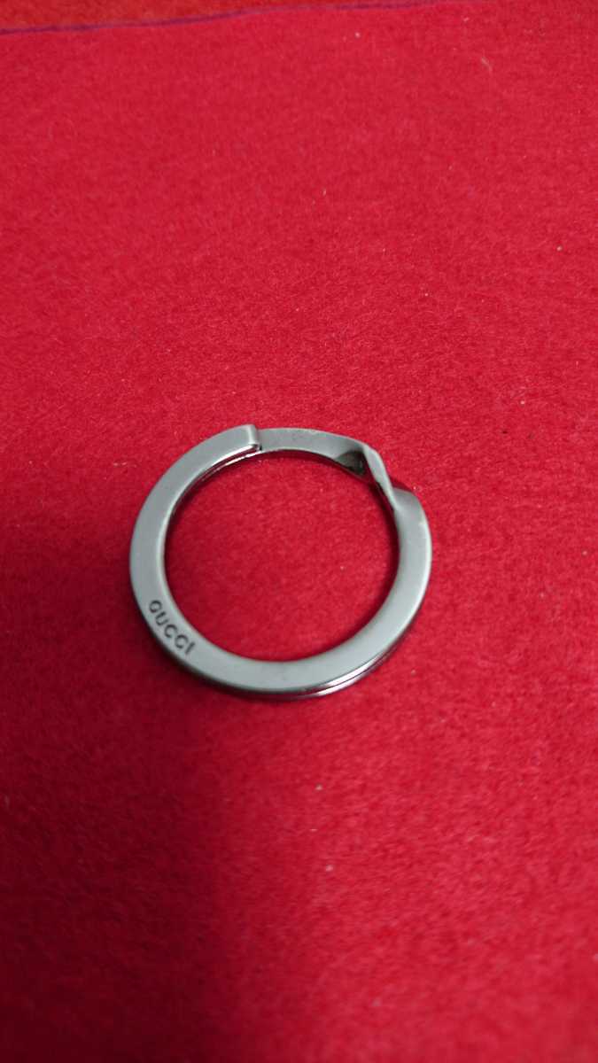 【極希少・保護シール付】GUCCI ハート キーリング バッグチャームメタリック キーリング グッチ キーホルダー ゴールド GUCCI 極希少・保護シール付