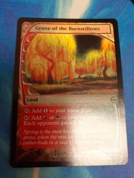 Foil 《燃え柳の木立ち/Grove of the Burnwillows(FUT)》 英 NM【MTG