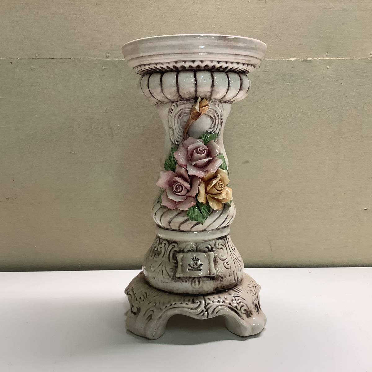 カポディモンテ 陶花 イタリア製 CAPODIMONTE イタリア 置物 陶器 