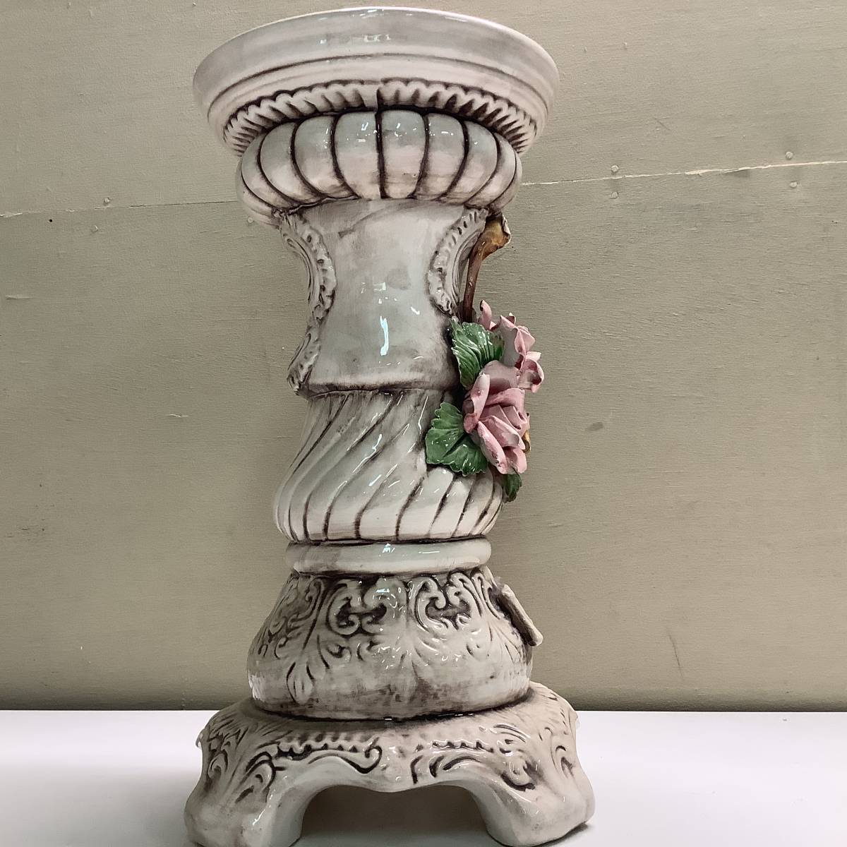 カポディモンテ 陶花 イタリア製 CAPODIMONTE イタリア 置物 陶器 