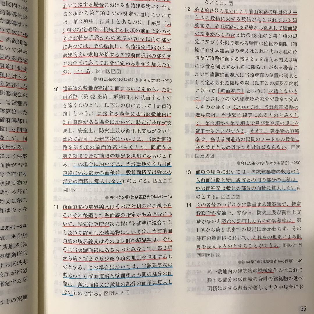 線引済 インデックス済 2021年 一級建築士 法令集 総合資格学院 令和3
