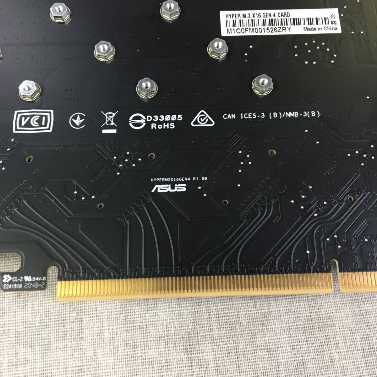 現状品 ASUS Hyper M.2 x16 Gen 4 Card 名 【公式通販】