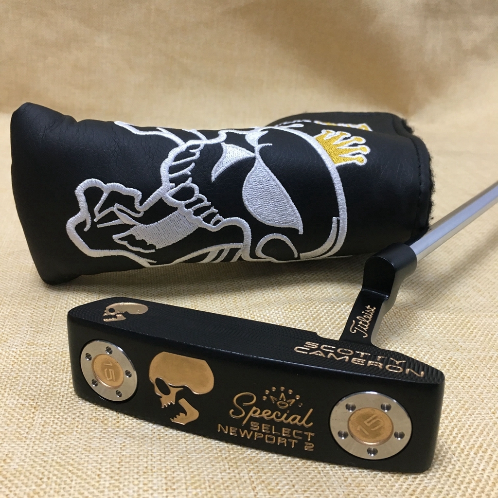 入手困難 新品 パター SELECT NEWPORT 2 ブラックメッキ ヘッドカバー