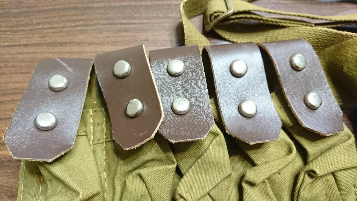 ソ連軍ロシア軍実物 VOG-25用10連グレネードポーチ/バンダリア AK GP