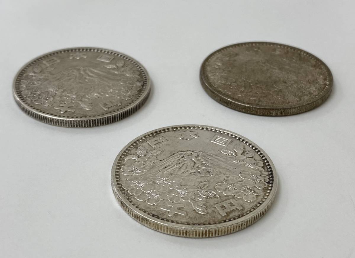1964年 銀貨 一圓 東京オリンピック - 古銭 昭和39年 新1円銀貨(小型 