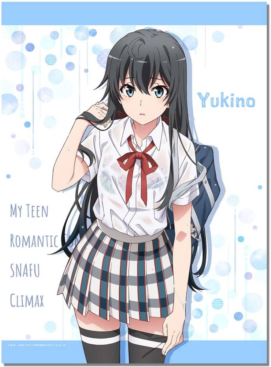 俺ガイル 雪ノ下雪乃 雨宿りBIGタペストリー 金サインVer 公式 : 雪乃