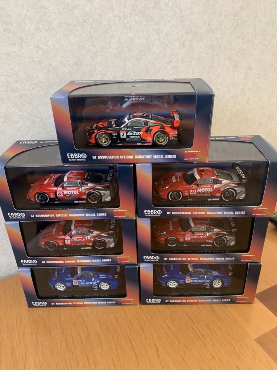エブロ SUPER GT 2005 日産 NISMO 7台セット 1/431/43 