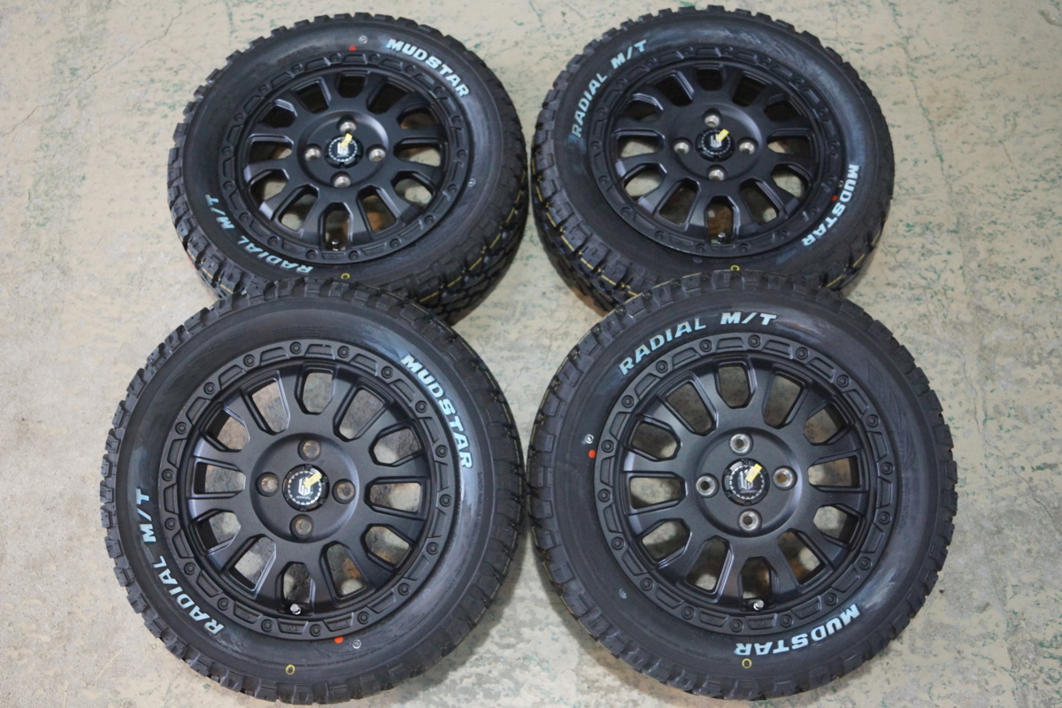 未使用 SET】 165/65R14 165/65-14 マッドスター ラジアル MT AVENTURA 