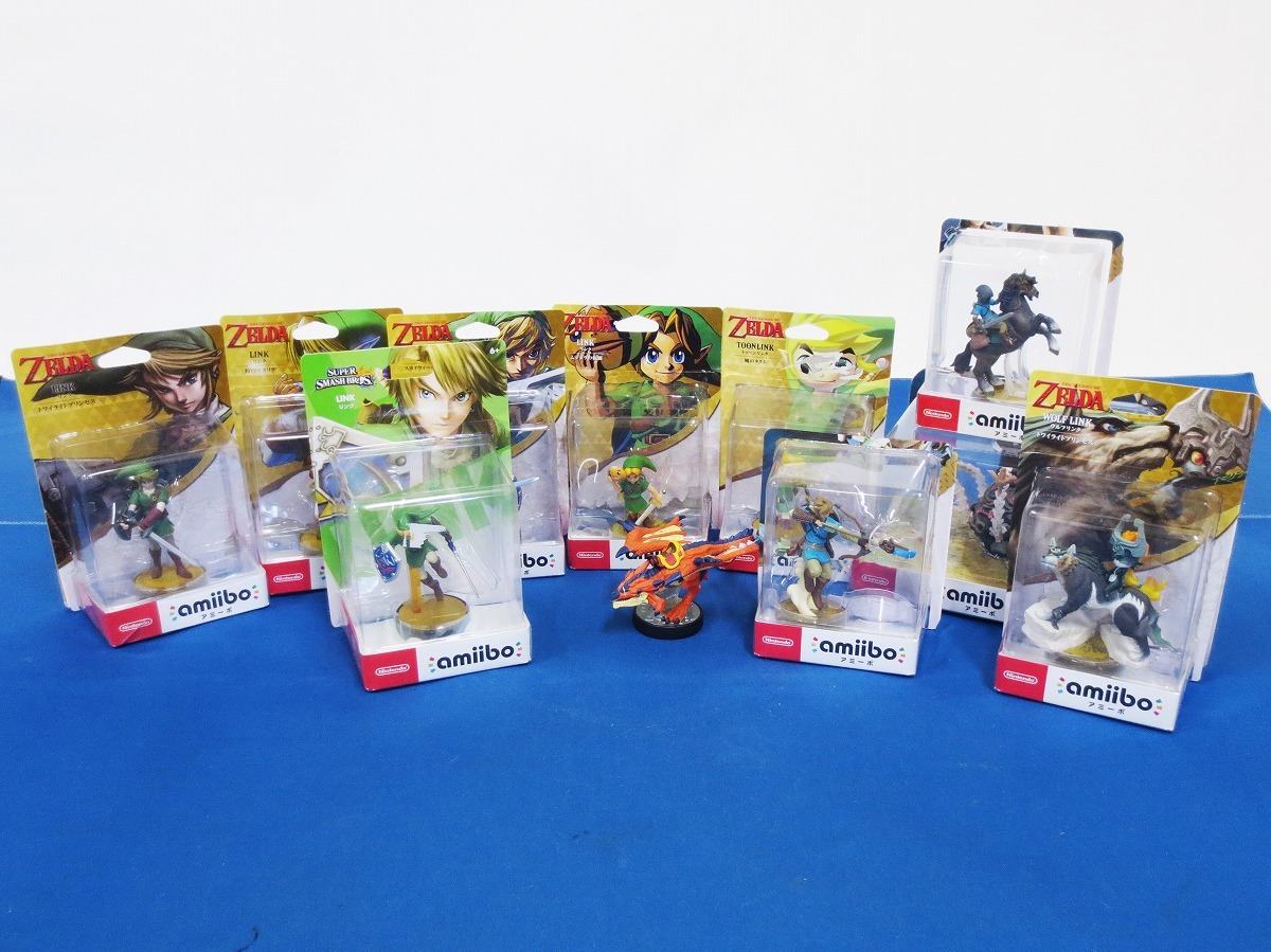 1円～☆Nintendo amiibo アミーボ 11点まとめ売りセット ゼルダの伝説