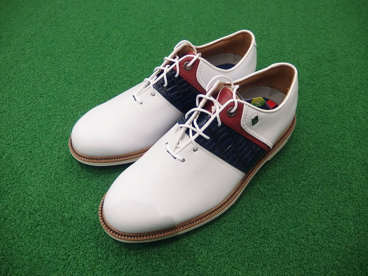 【新品】 フットジョイ ドライジョイズ プレミア パッカード レース 26.5cm 53932 / 2021 メンズ ゴルフシューズ DRYJOYS