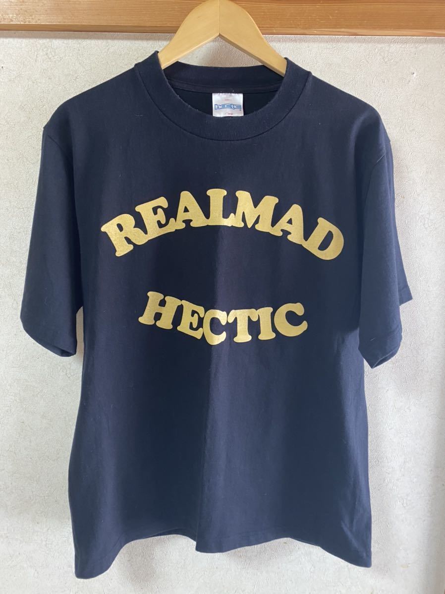 良好 real mad hectic ヘクティク アーチロゴ Tシャツ L 裏原 当時物 