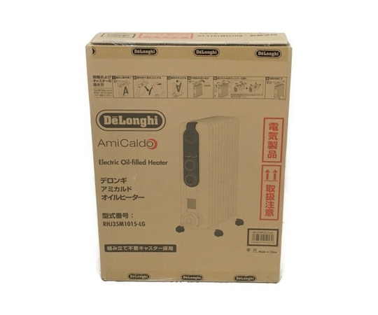 美品 デロンギ アミカルド オイルヒーター RHJ35M1015-BK デロンギ 