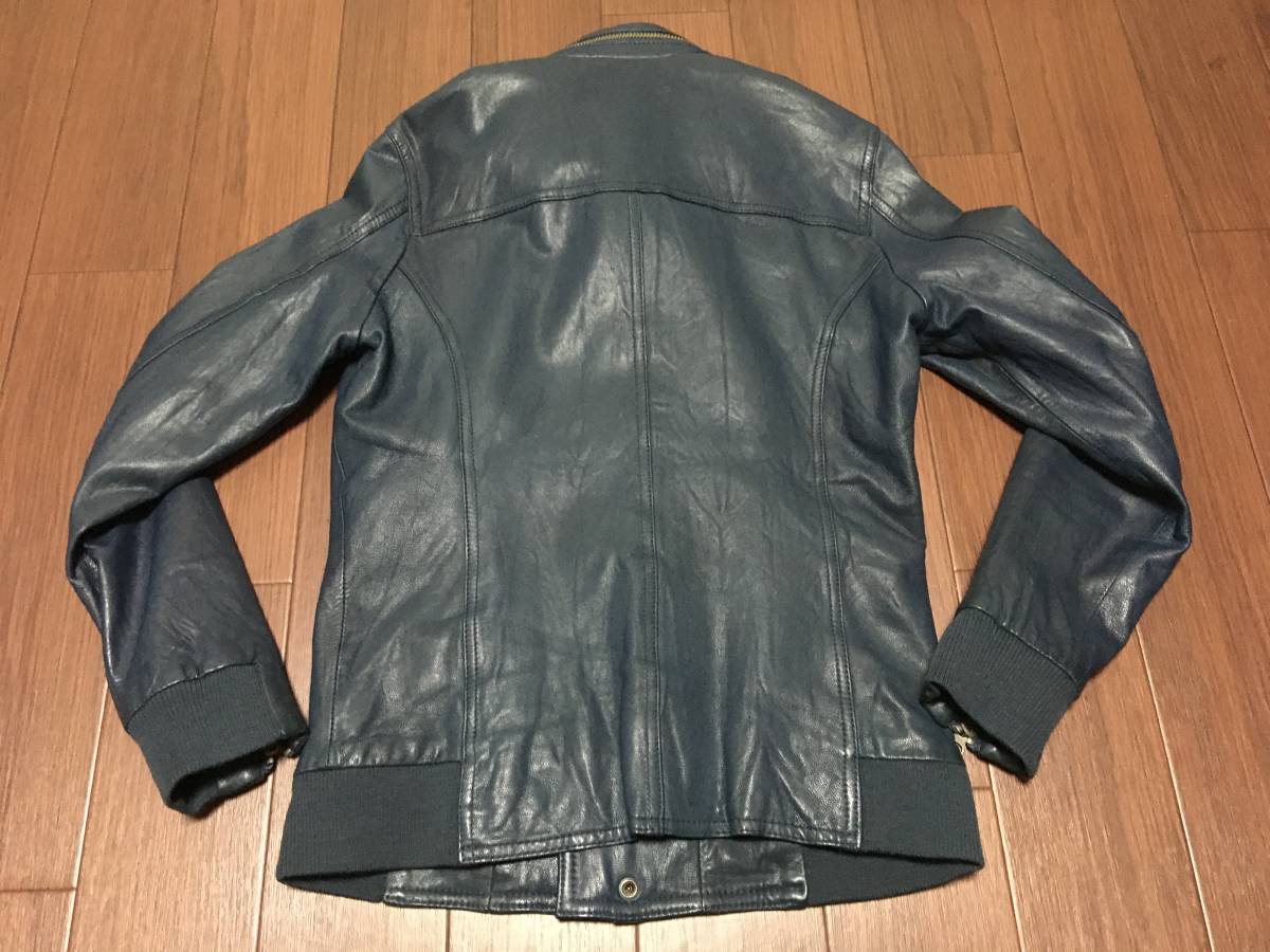 Non Concept 山羊革 ゴート レザー シングルライダース ジャケット 
