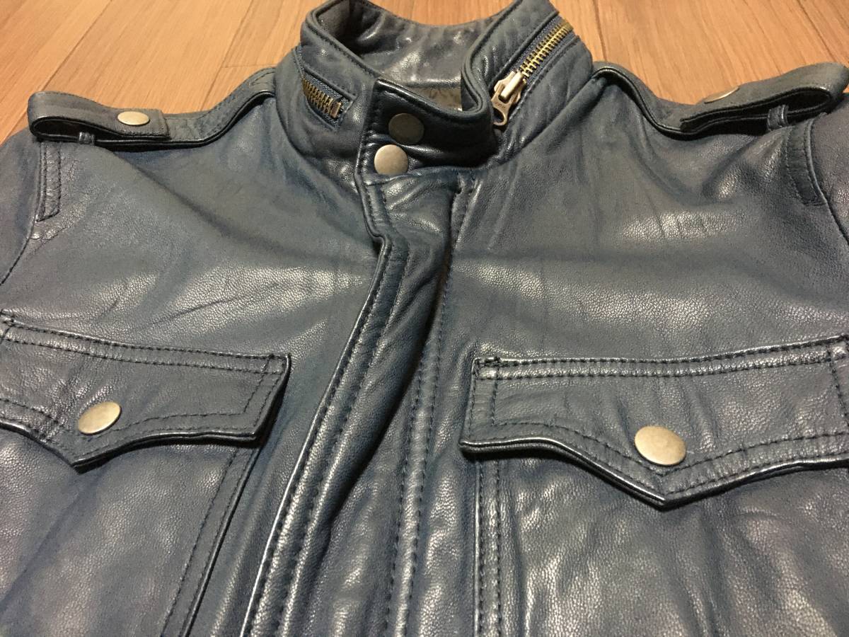 Non Concept 山羊革 ゴート レザー シングルライダース ジャケット 