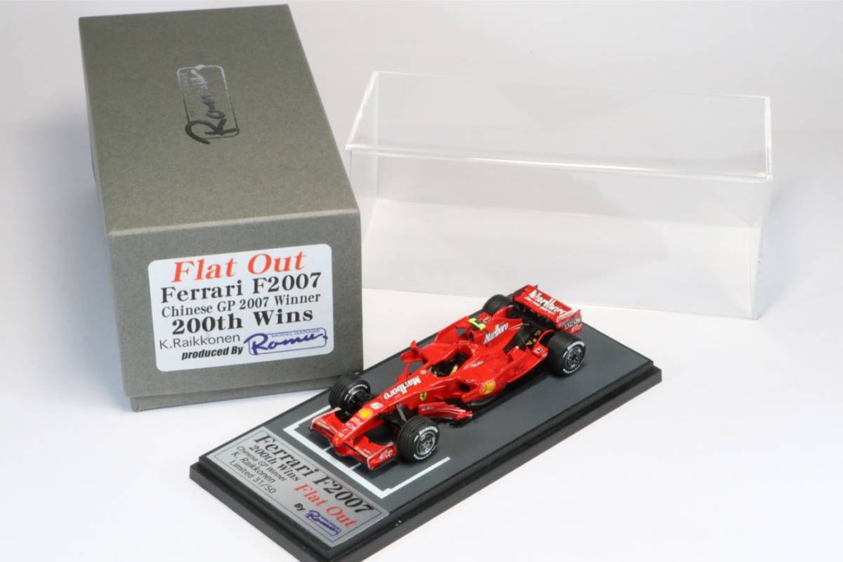 ロムファクトリー フラットアウト 1/43 フェラーリ F2007 中国GP 2007 