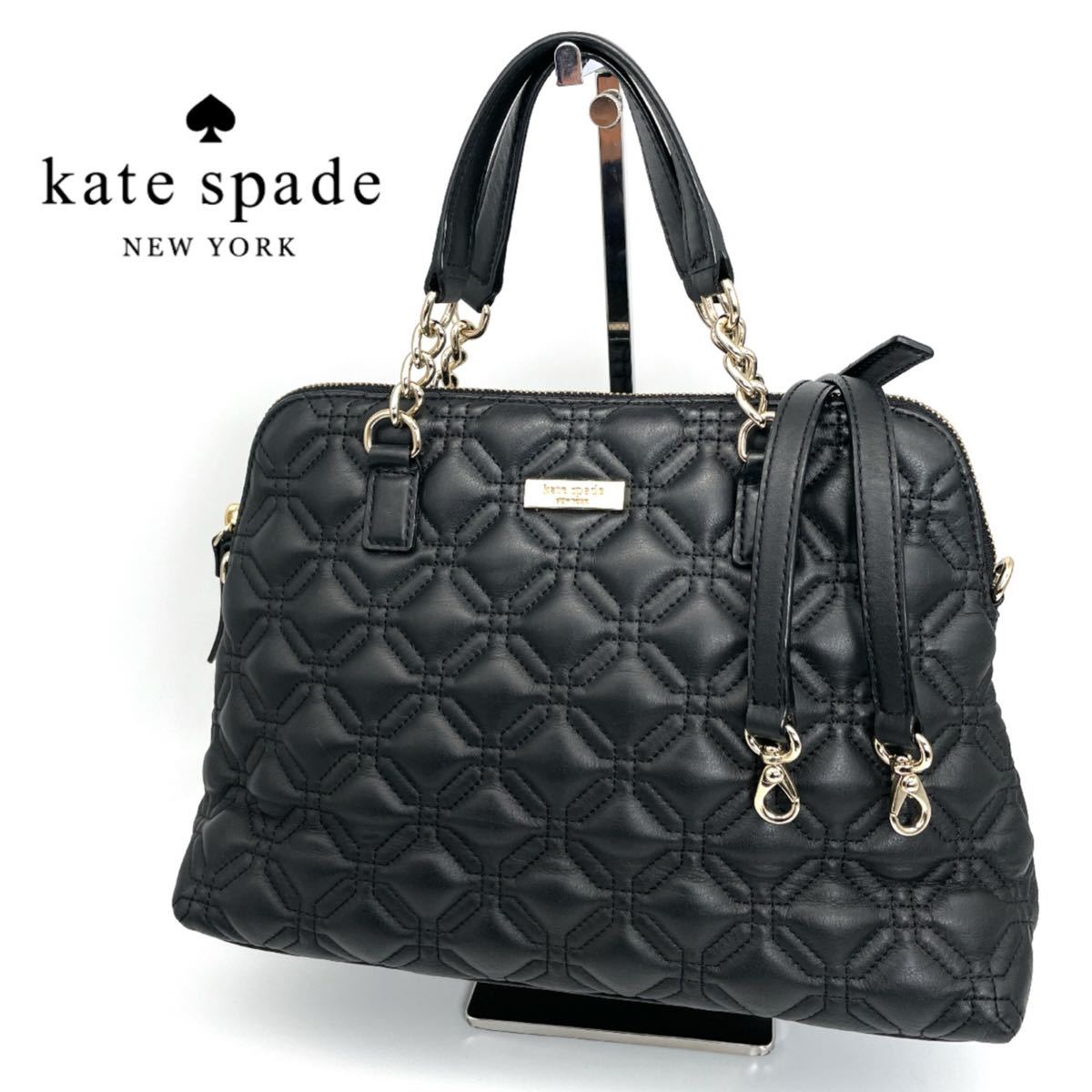 良品 kate spade ケイトスペード レザー 2way ショルダーバッグ