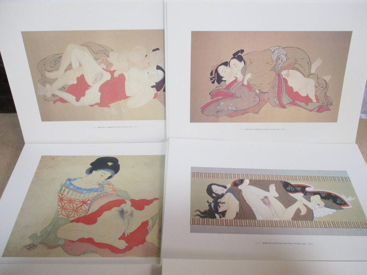 明治の肉筆画 名作選 50選 春画 枕絵 画集 河鍋暁斎 富岡永洗か 他 の 
