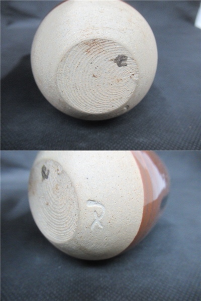 茶道具 加藤唐三郎造 肩衝茶入 古瀬戸 仕覆付 共箱 : 共箱あり Y09-25-A 古瀬戸肩衝茶入 V 袱紗付 茶道具！古瀬戸 肩衝 茶入！市松模様宝尽間道！『加藤 R6227