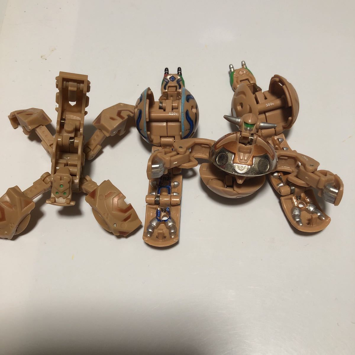 レア 爆丸【BAKUGAN】バクガン フィギュア SEGA toys 茶色 4点セット 2