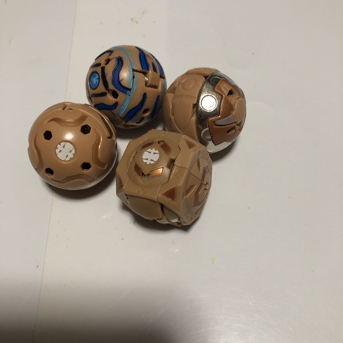 レア 爆丸【BAKUGAN】バクガン フィギュア SEGA toys 茶色 4点セット 2