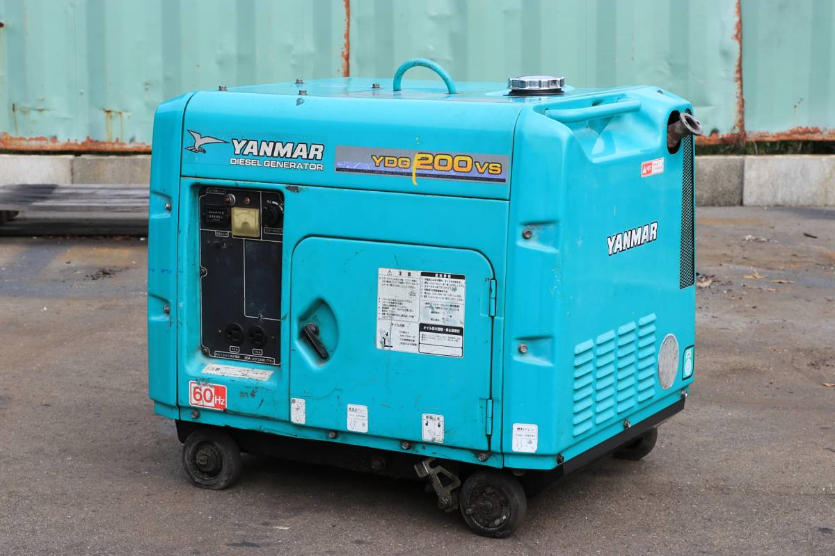 ヤンマー 発電機 ディーゼル Ydg0vs 6e 税込 その他 売買されたオークション情報 Yahooの商品情報をアーカイブ公開 オークファン Aucfan Com