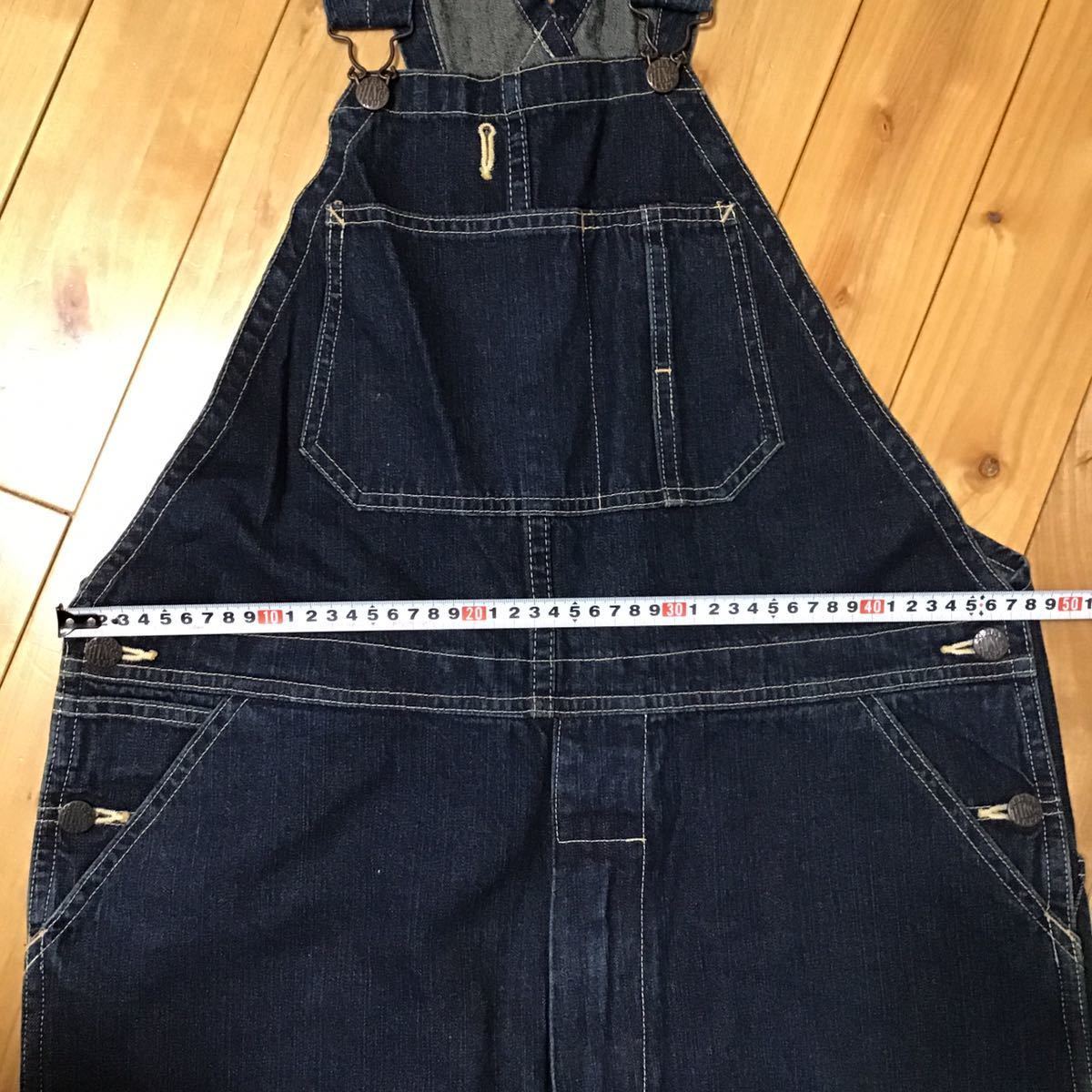 デニム オーバーオール Mサイズ a bathing ape BAPE denim overall 