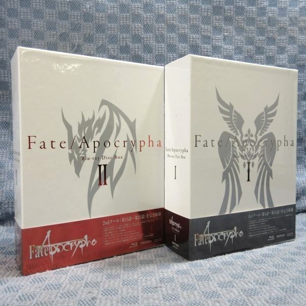 K907 Fate/Apocrypha Blu-ray Disc Box Ⅰ＋Ⅱ I＋II 1＋2 完全生産限定版 全2巻セット(日本)｜売買 ...