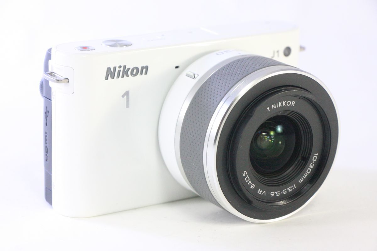 Nikon 0 J1 ニコン 10-30mm ホワイト ミラーレス一眼カメラ 返品保証 
