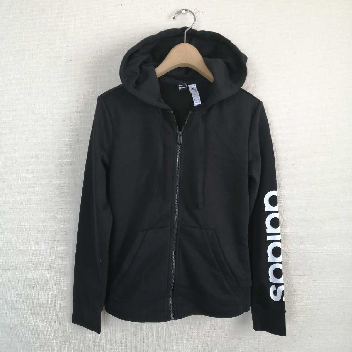 Adidas ジップアップスウェットパーカー レディースotサイズ Xl ブラック スポーツ アディダス フーディー トップス Red Brick S トップス 売買されたオークション情報 Yahooの商品情報をアーカイブ公開 オークファン Aucfan Com