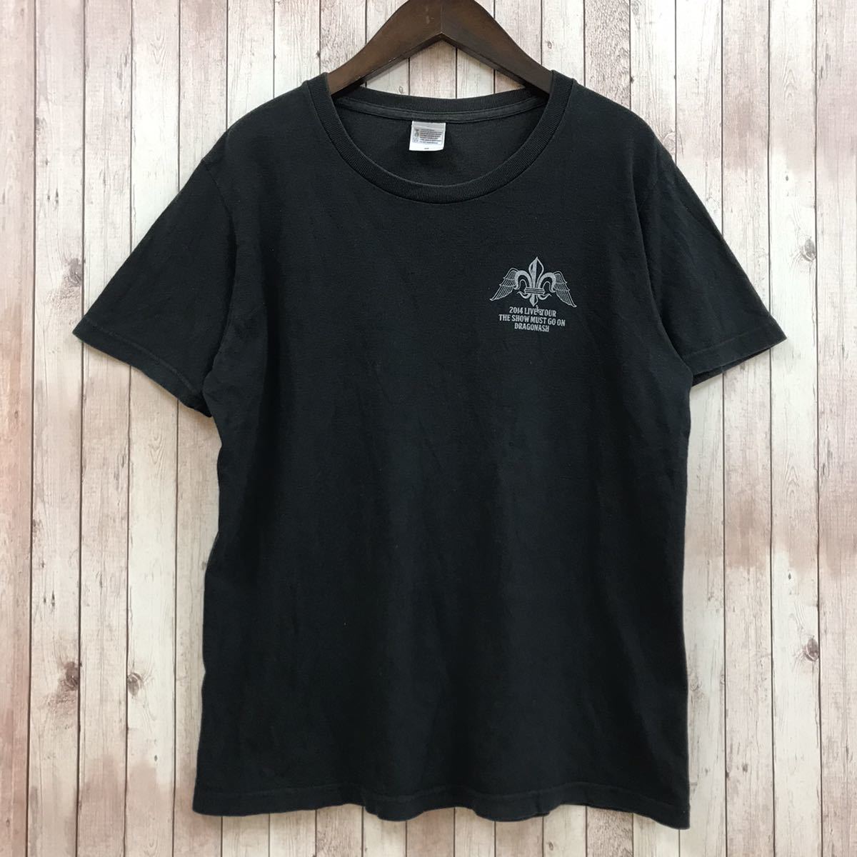 Dragon Ash ドラゴンアッシュ THE SHOW MUST GO ON スタッフTシャツ M 