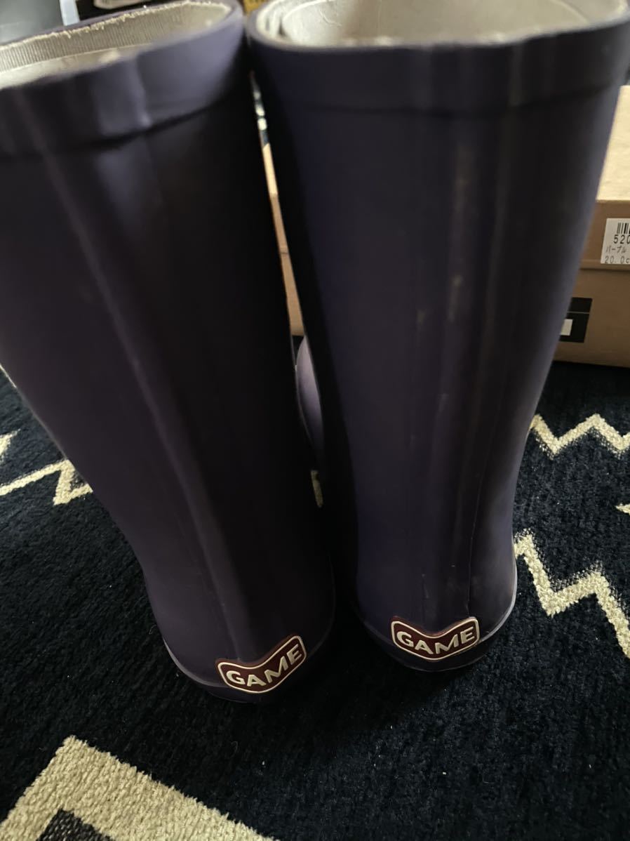 Game レインブーツ 長靴 cm パープル キッズ長靴 キッズレインブーツ 19cm 男の子 女の子 男女兼用 雨 通園 通学 紫 cm 売買されたオークション情報 Yahooの商品情報をアーカイブ公開 オークファン Aucfan Com