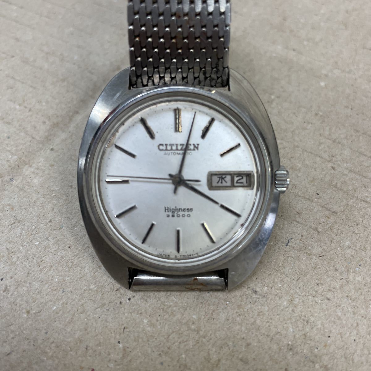 高品質，定番 ③ CITIZEN Highness/シチズン ハイネス AT 36000 ヴィンテージ メンズ腕時計(シチズン)｜売買されたオークション情報、yahooの商品情報をアーカイブ公開 - オークファン その他