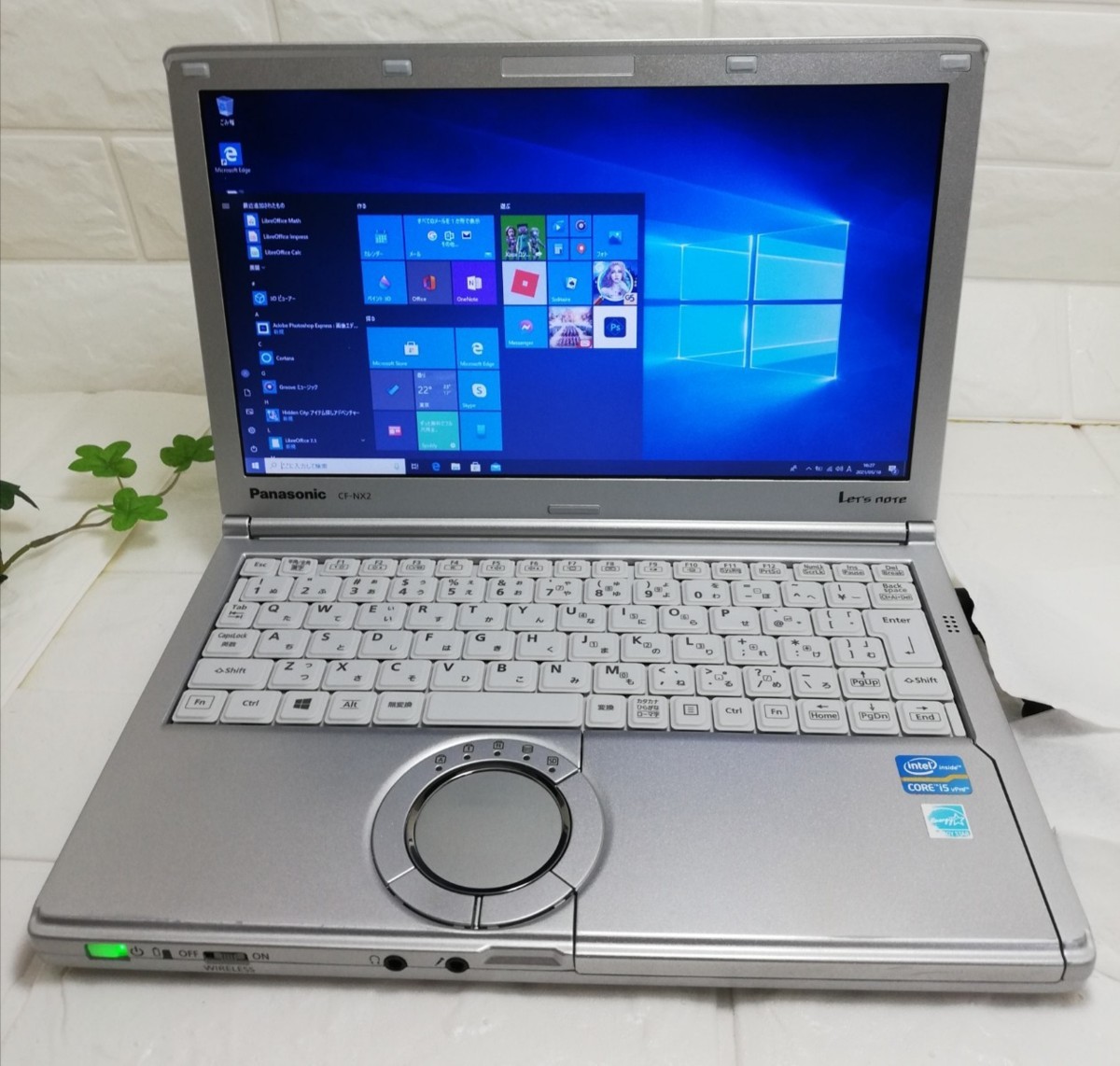 note : CF-NX2 Panasonic Let's CF-NX2AWGCS Lets パナソニック 2.7GHz